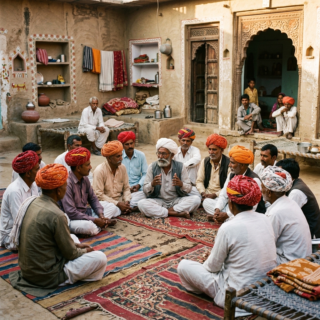 समाज की पारदर्शी जाजम बैठक